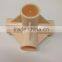 JY-A003|Ivory plastic pipe joints|ABS 4 ways plastic tube joints| plastic corner pipe fitting