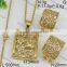 Hot Stainless Steel Jewelry Wholesale 18k Gold Plated Jewelry Set