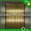 outdoor decoration sheets gold color stainless steel mirror sheet for elevator