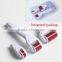 Newest titanium alloy stainless steel dermaroller 4 in 1 derma roller microneedle system