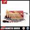Professional Make up Brushes Set With Real Hair Nylon Hair Wood Handle