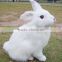 Horns Easter Bunny Decor Gray Grey Standing Jackalope Rabbit