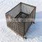 Collapsible metal rolling basket /metal turnover box