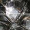 Stainless steel square hopper with movable wheelsStainless steel square hopper with movable wheels