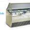 Vertical Italian Hard Ice Cream Gelato Display Freezer