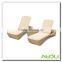 Audu Single Bed With Polyester Fabric Mattress And Side Table