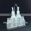salt pepper oil and vinegar set with rack