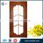 2015 new design ISO standard glass solid wooden door for kitchen room and bathroom