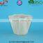 Popular sales flower shape Wooden design Ceramic garden planters