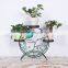 2016 Factory Custom Handmade Colorful Wrought Iron Flower Pot Stand