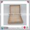 Europe regional and rustic hinged wooden cigar gift box with lock