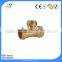 brass tee bushing pex-al-pex pipe
