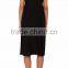 Customized Lady Apparel V-neck Spaghetti Straps Cotton Gauze Tank Dress(DQM027D)