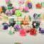 Multicolor flower clay beads diy handmade flower Porcelain charms cheap Ceramic beads wholesale