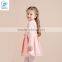 Girl's New Year Party Dress In Stain And Embroidery Fabric 2017 Spring Dress Designs For Girl