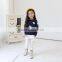 2016 new 3-7 years Bohemia style sweater cute cartoon cotton girl backing sweater