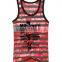 2017 Personalized Your Own Brand Logo Design 95% Cotton 5% Spandex Sport Gym Fitness Tank Top Dry Fit Stringer Vest Men