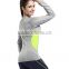 New design red color long sleeve dri fit t shirt for sports wear