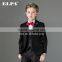 ELPA NXB0075 Designer 3 piece fancy tailor made slimming black red boys suits
