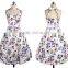 walson Womens Ladies New Floral Vintage 1950s Rockabilly Party Prom Tea Dress