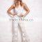 High neck hollow out sleeveless halter straps maxi dress