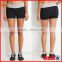 Wholesale foldover waist colorblocked yoga shorts,lady running shorts