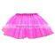 Wholesale Summer Tulle Dress Chiffon Skirt Polyester Tutu Glitter Tulle Baby Skirt