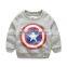 Wholesale autumn long sleeves boys kids cotton printed sweatshirt