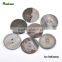 30mm 1.2inch Big Natural shell buttons 2-hole grey mother of pearl buttons decoration SHELL-003