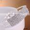 Womens Wristband Bangle Crystal Cuff Bracelet Bling Hand Chain Bracelet