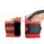 Weight Lifting Wrist Wraps in Red Color with Two Black strips