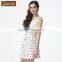 Qianxiu Summer Short Sleeveless Cotton Knit Nightgown