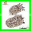 Plush tiger paw slippers for abults