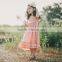 Cotton Flax Long Dress for Girl