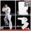 2016 high quality TKD ITF uniform with embroidery, white taekwondo uniform for competition