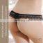 Factory direct price lace hot sexy pearl shiny girls panty for women