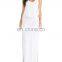 CHEFON Cotton modal double crop sheer maxi dress