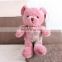 HI CE best selling custom valentine gift teddy bear plush toy scarf for sale