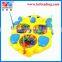 battery operated kids plastic music fishing set