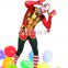 Harley Quinn Halloween Lycra Joker Jester Clown Zentai Full Suit Costume Fetish