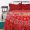 Indian Queen Size Bohemian Tapestry Wall Hanging Mandala Throw Hippie Tapestry With Pillows Cover