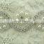 crystal pearl 2016 new design rhinestone trimmings with back glue