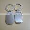 blank metal keychain heart shape engraved logo