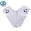 Custom Logo Wholesale Cotton Masonic Regalia Gloves