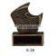 Star shape resin racing sports trophy award