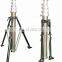 10m pneumatic portable lightweight telecommunication mast with tripod