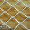 Aluminum single small diamond grille 52x55mm anodize bronze colour