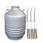 210mm Caliber 100L liquid nitrogen dewar sizes