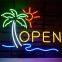 Neon Sign for Warmly Lighting Normal Letter Advertising Neon Light Sign Decor
