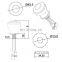 Waterproof IP65 RGB programmable LED amusement lights by controller